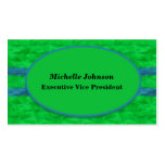 bright green blue texture design business cards