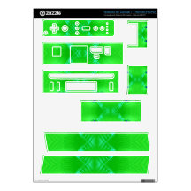 Bright green ripple 4 nintendo wii skins