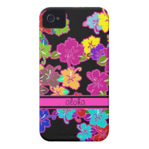 Bright Hibiscus Case-Mate ID™ Apple 4/4S Cover iPhone 4 Case-Mate Case