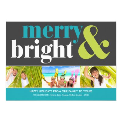 BRIGHT HOLIDAY | HOLIDAY PHOTO CARD