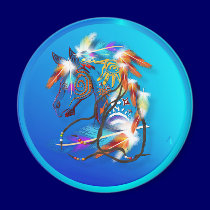 Bright Horse 2 Magnets magnets