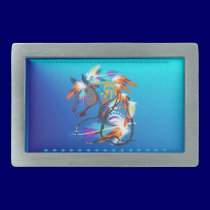 Bright Horse Belt Buckle 