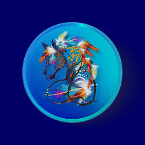 Bright Horse Buttons buttons