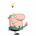 Bright Idea Business Man photo sculptures by doonidesigns Bright Idea Business Man photo sculptures