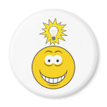 Bright Idea Smiley Face magnets
