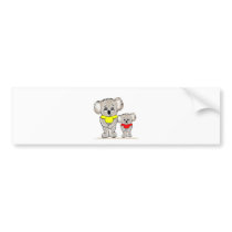 Bright Koalas Bumper Sticker