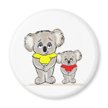 Bright Koalas Refrigerator Magnets