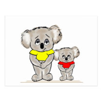 Bright Koalas postcards