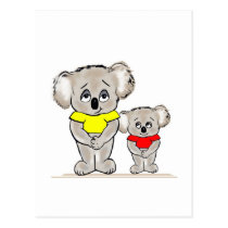 Bright Koalas postcards