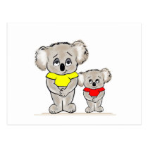 Bright Koalas postcards