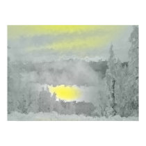 Bright lake posters