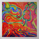 bright landscape poster