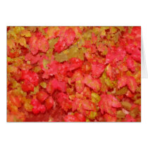 Bright Leaves Abstract cards