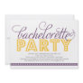 Bright Lights Bachelorette Party Invitation
