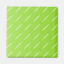 Bright Lime Green Patterned Background Design. Fridge Magnets
