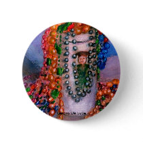 Bright Mardi Gras Beads buttons by Artist_Lenora Bright Mardi Gras Beads buttons
