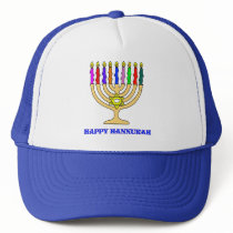 Bright Menorah hats