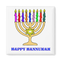 Bright Menorah magnets