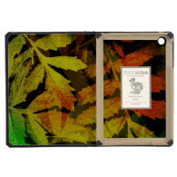 Bright Modern Leaves Abstract Pattern iPad Mini Retina Cover