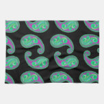 Bright Modern Paisley Hand Towel