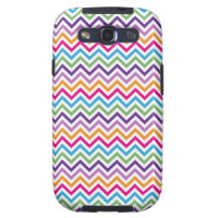 Bright Multicolor Chevron Print Samsung Galaxy S3 Covers