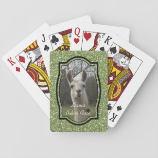 Bright N Sparkling Llama Playing Cards