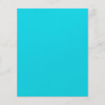 Bright Neon Aqua Flyer