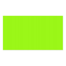 Bright Neon Chartreuse Green Business Card