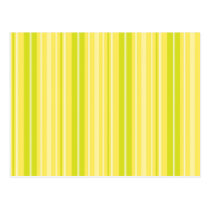 Bright Neon Green Yellow Stripes Postcard