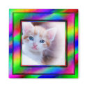 Bright Neon Photo Frame Magnet