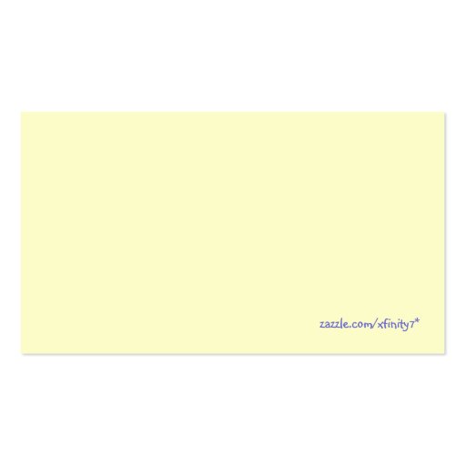 Bright New Day - Business Size Business Cards (back side)