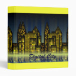 Bright Nighttime Lights in the Digital City Binder
