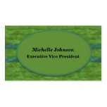 bright olive green teal texture design business cards