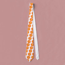 Bright Orange Flower ties