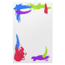 Bright Paint Customized Stationery