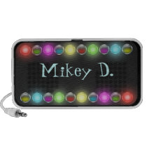 Bright Party Lights Design Doodle Speaker speakers