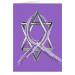 Bright Periwinkle Stomach Cancer Survivor Ribbon Greeting Card
