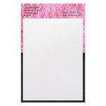 Bright pink - black retro Stationery