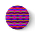 bright pink blue stripes buttons by DonnaGraysonAbstract bright pink blue stripes buttons