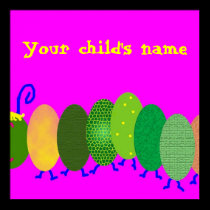 Bright Pink Caterpillar Poster posters