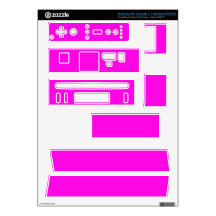 Bright Pink Color Nintendo Wii Decal