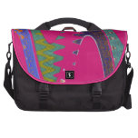 bright pink colorful abstract commuter bag