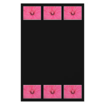 Bright Pink Flower. Full Color Flyer