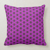 Bright pink flower pattern pillow cushion pillows
