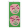 Bright Pink Flowers Rack Card