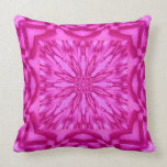 Bright Pink Fractal American MoJo Pillows