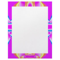 bright pink letterhead