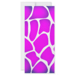 Bright Pink Pattern Rack Card Template