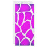 Bright Pink Pattern Rack Card Template