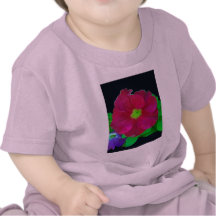Bright Pink Petunia Tees